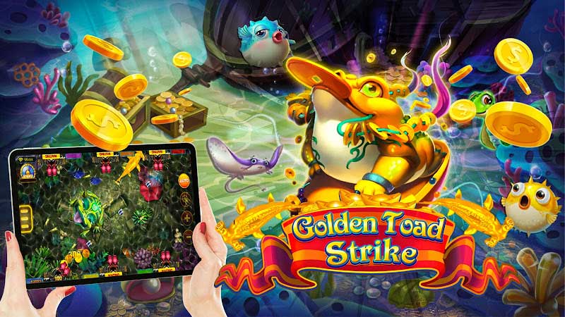 WEB BET Visão geral do jogo de tiro ao peixe Golden Toad